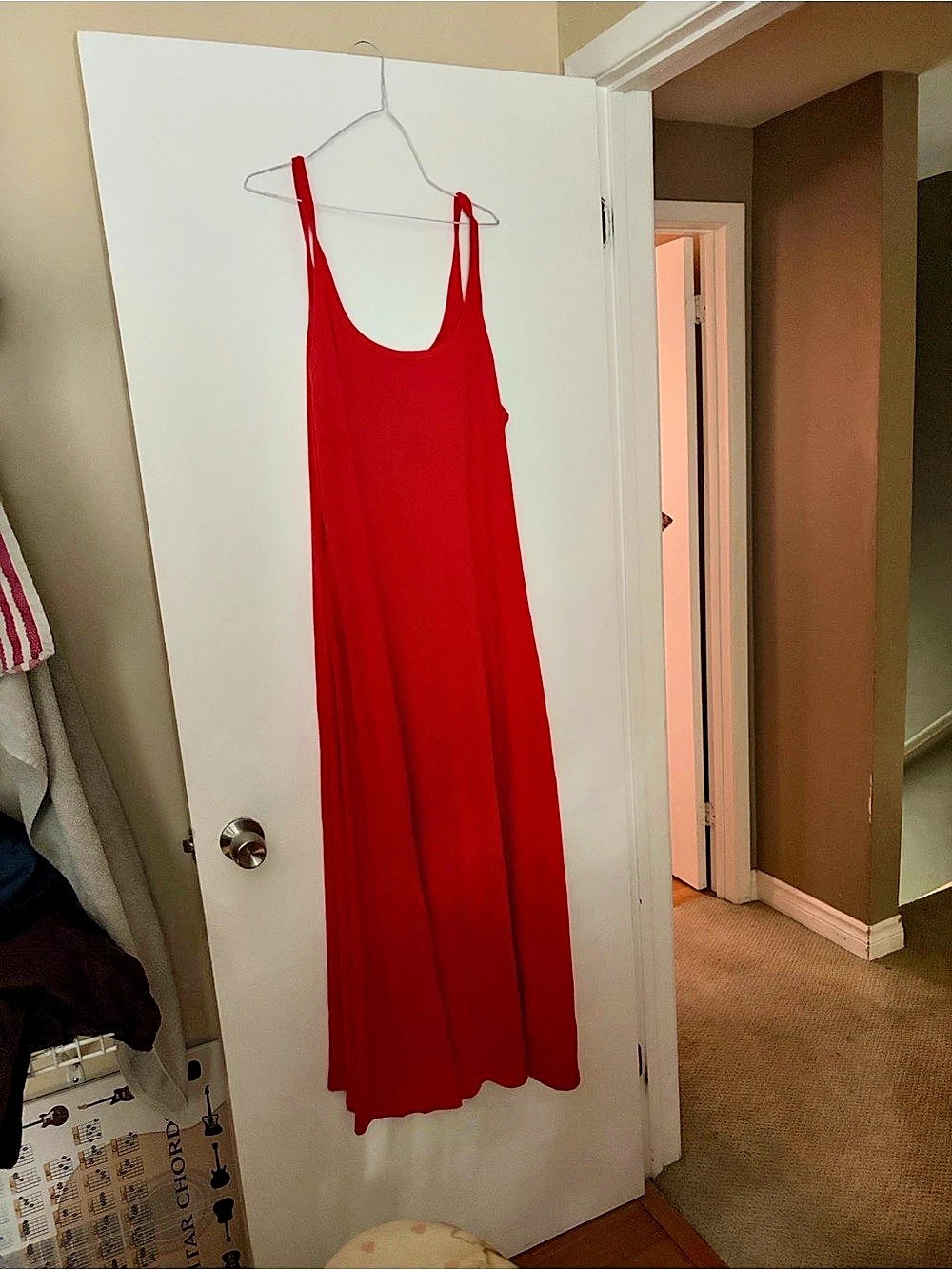 Red Maxi Dress Like New